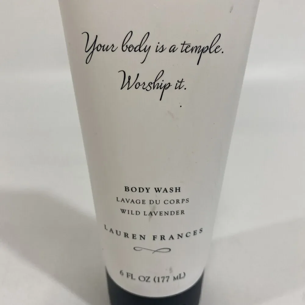 Lovescript By Lauren Frances Body Wash Wild Lavender 6 oz New‎ Sealed Ret $28